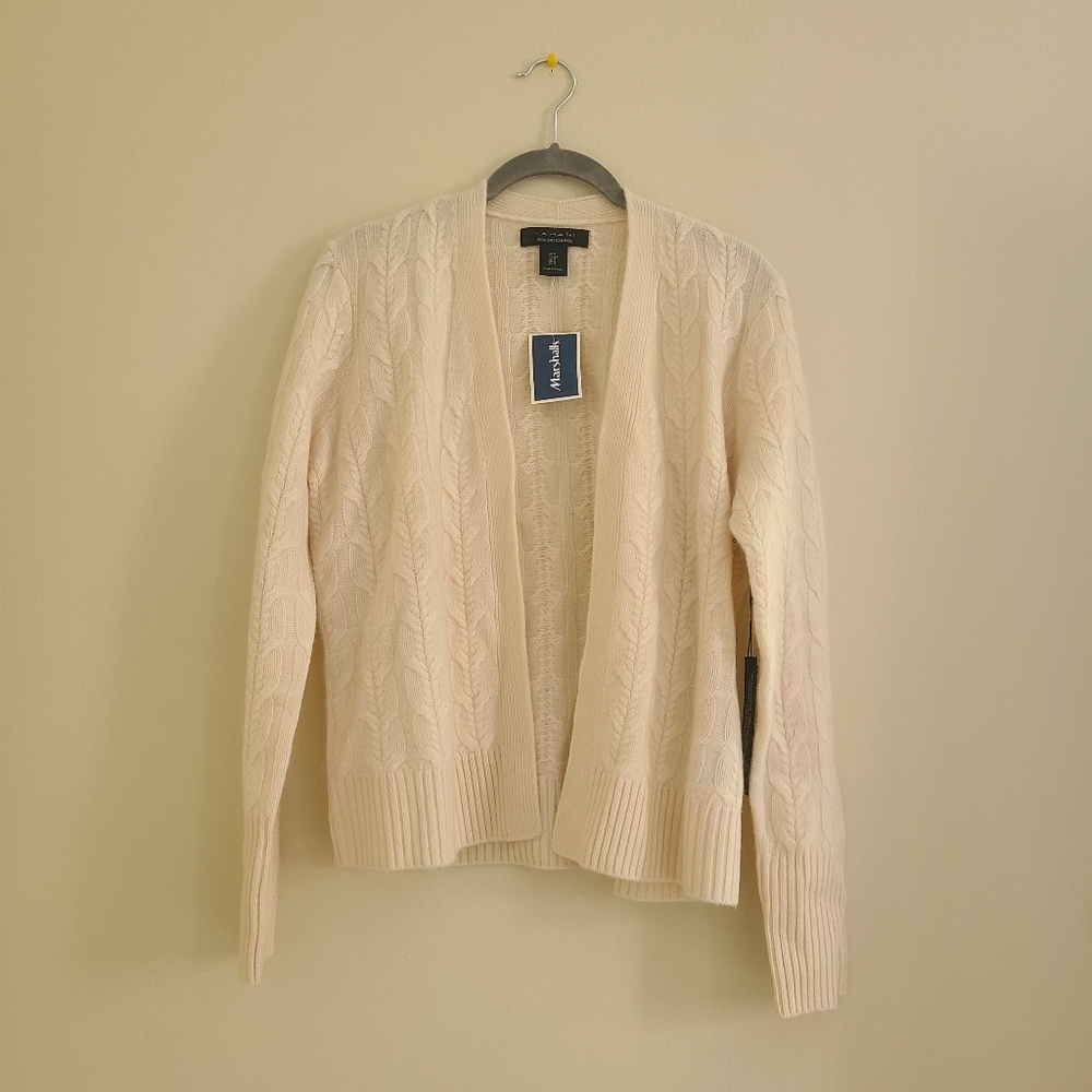 Cream Colored Cashmere Cardigan - Size S